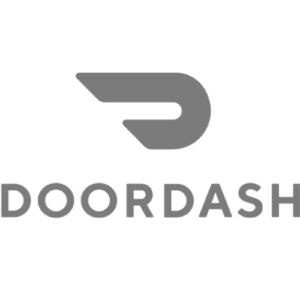 Doordash Black and White Logo